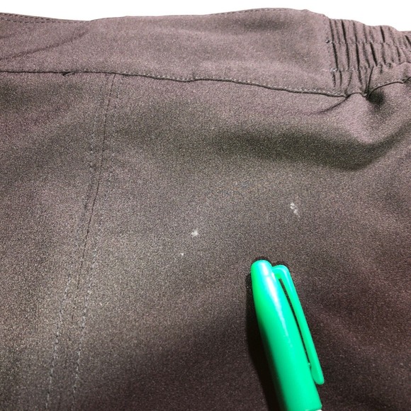 TravelSmith Skorts Black Flare Zipper Pockets Elastic Waist Womens Size L - Picture 11 of 11